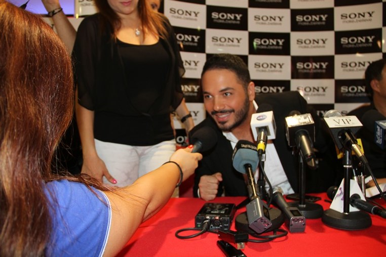 Ramy Ayach Launching of Sony XB Headphones